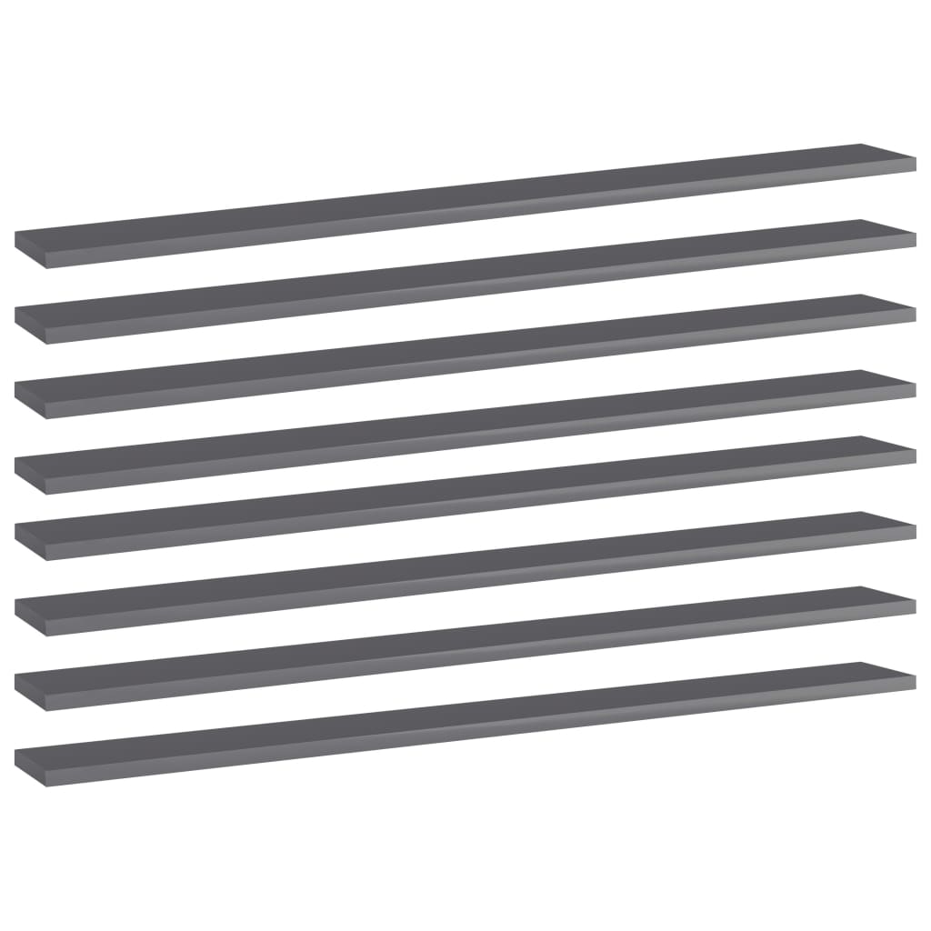 Hyllplan 8 St 80X10X1,5 Cm Konstruerat Trä