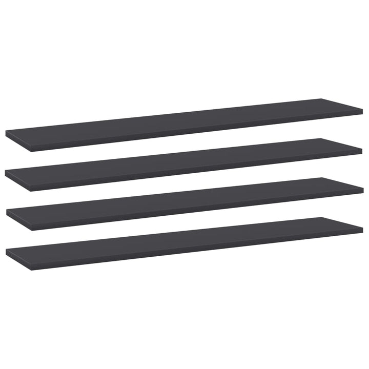 Vägghyllor 4 St 40X20X1,5 Cm Konstruerat Trä
