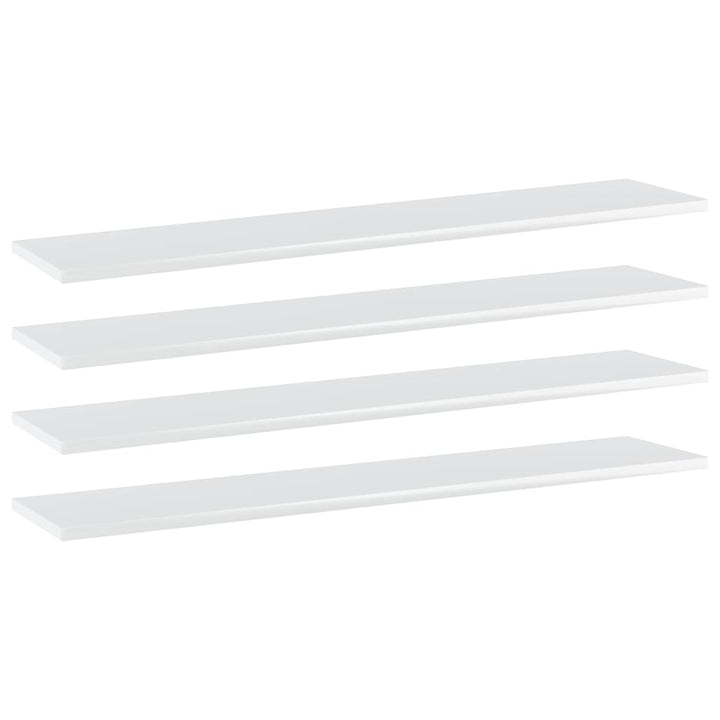 Vägghyllor 4 St 40X20X1,5 Cm Konstruerat Trä