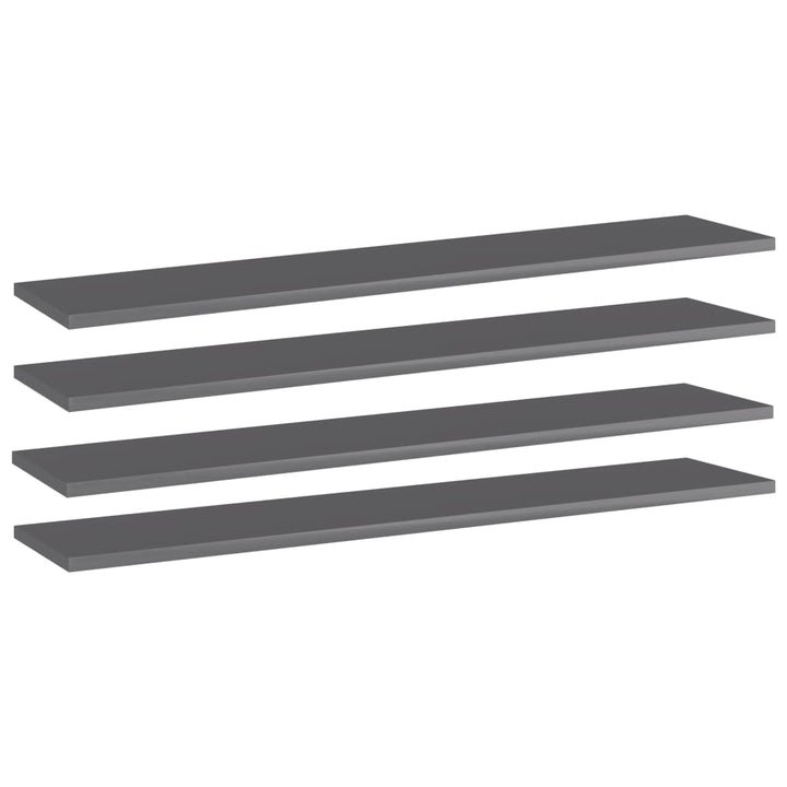 Vägghyllor 4 St 40X20X1,5 Cm Konstruerat Trä