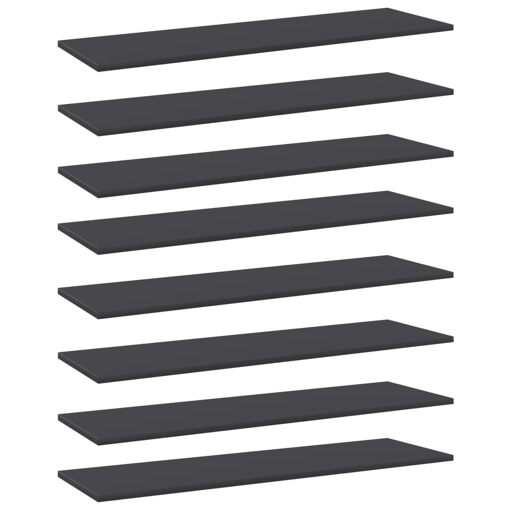 Hyllplan 8 St 80X10X1,5 Cm Konstruerat Trä