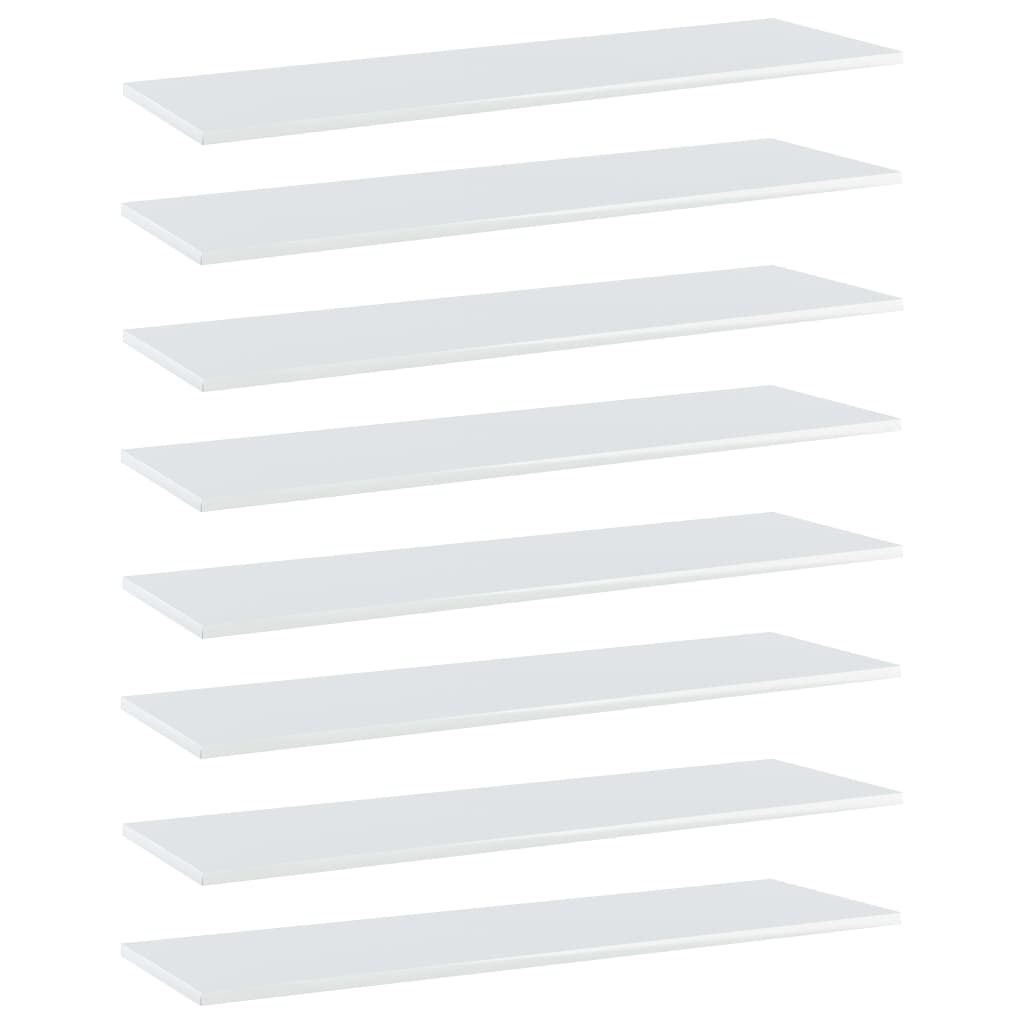 Hyllplan 8 St 80X10X1,5 Cm Konstruerat Trä