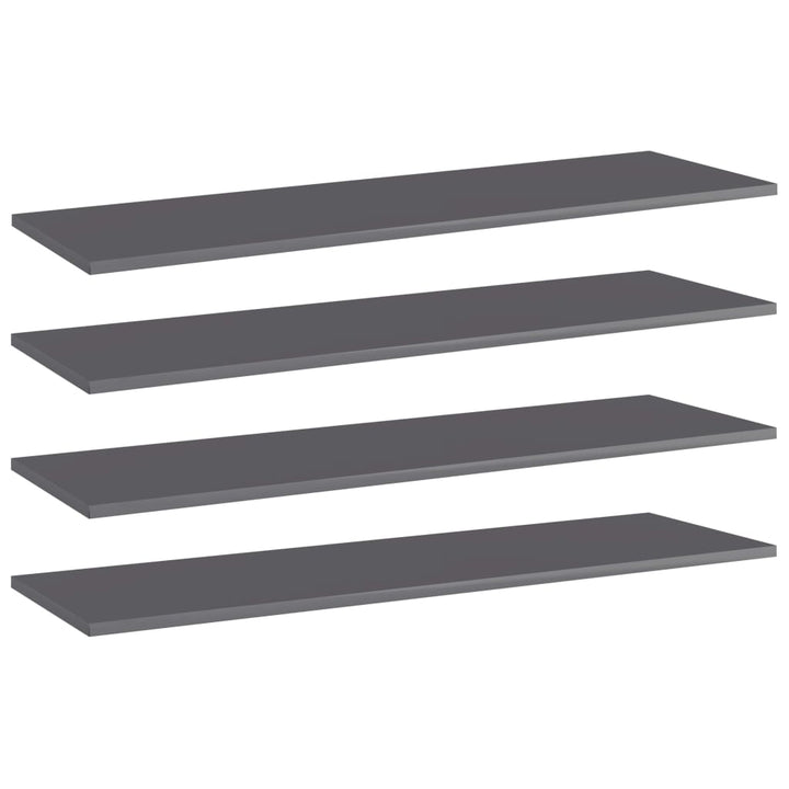 Vägghyllor 4 St 40X20X1,5 Cm Konstruerat Trä