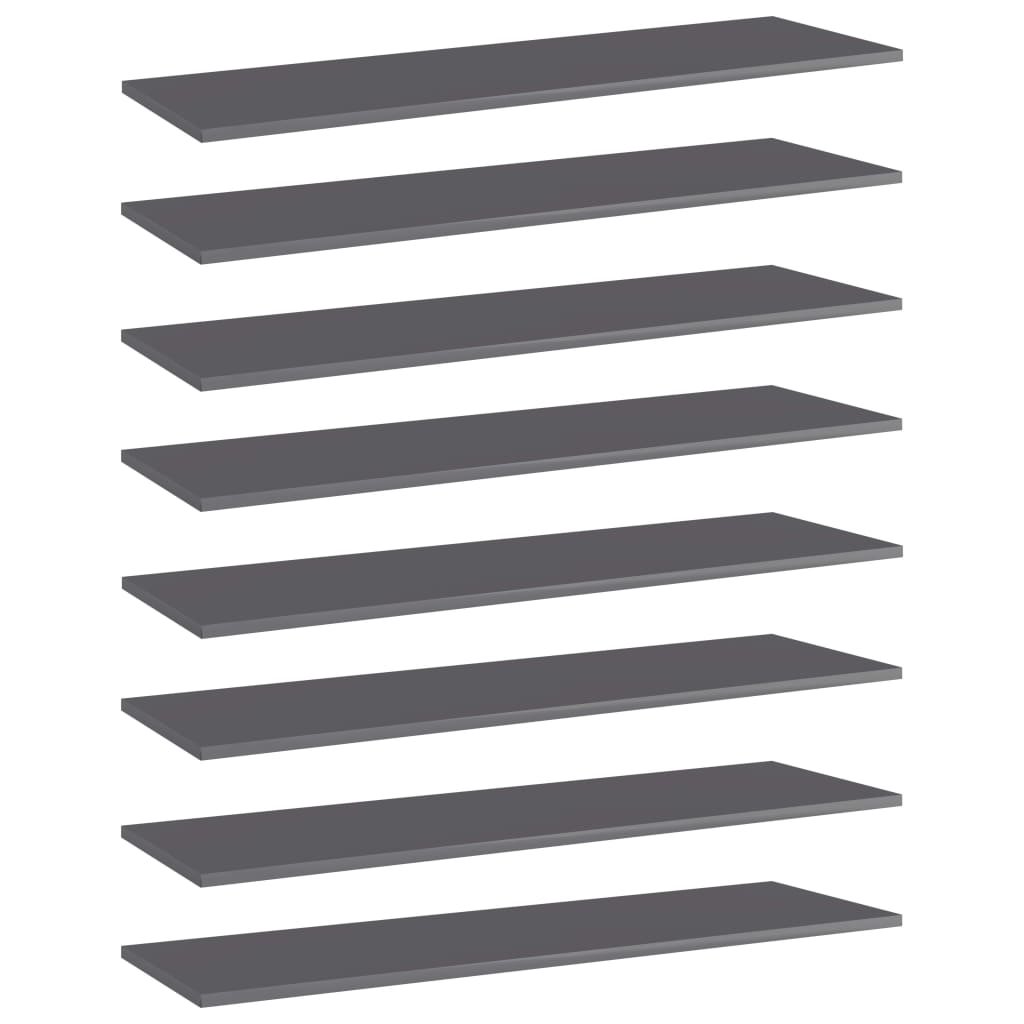 Hyllplan 8 St 80X10X1,5 Cm Konstruerat Trä