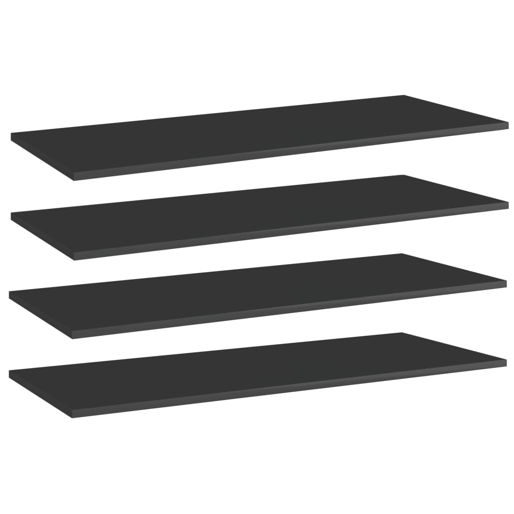 Vägghyllor 4 St 40X20X1,5 Cm Konstruerat Trä