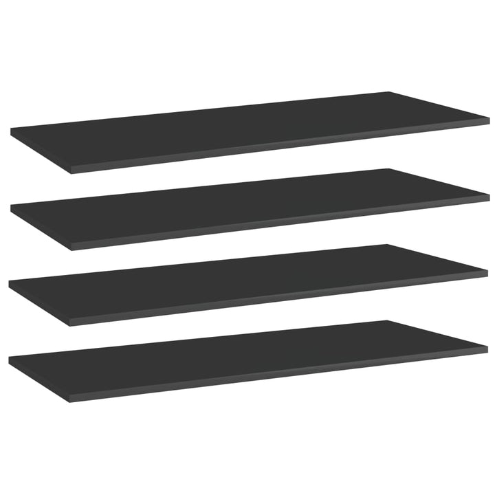 Vägghyllor 4 St 40X20X1,5 Cm Konstruerat Trä