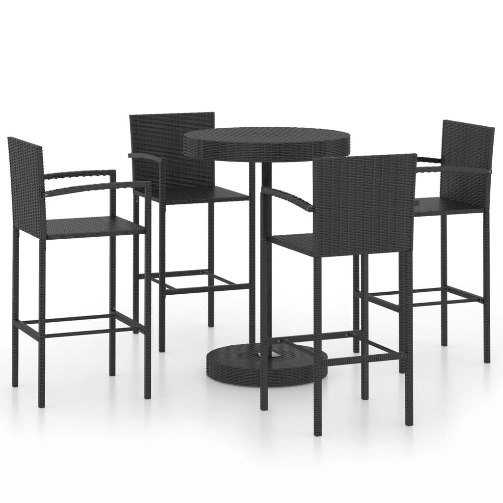 Bargrupp För Trädgården 5 Delar Konstrotting