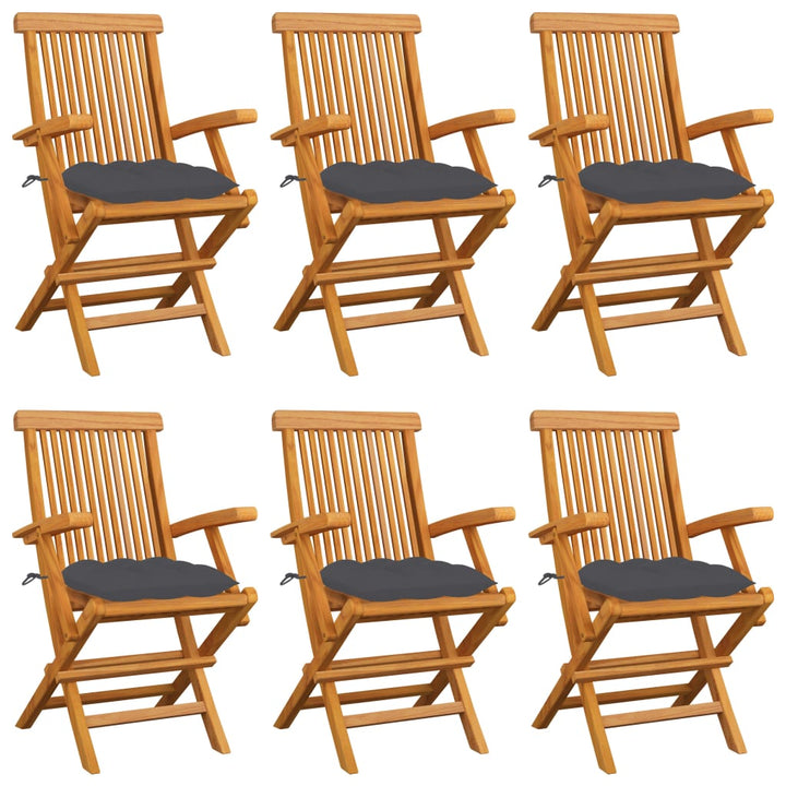 Hopfällbara Stolar Med A Dynor 2 St Massiv Teak