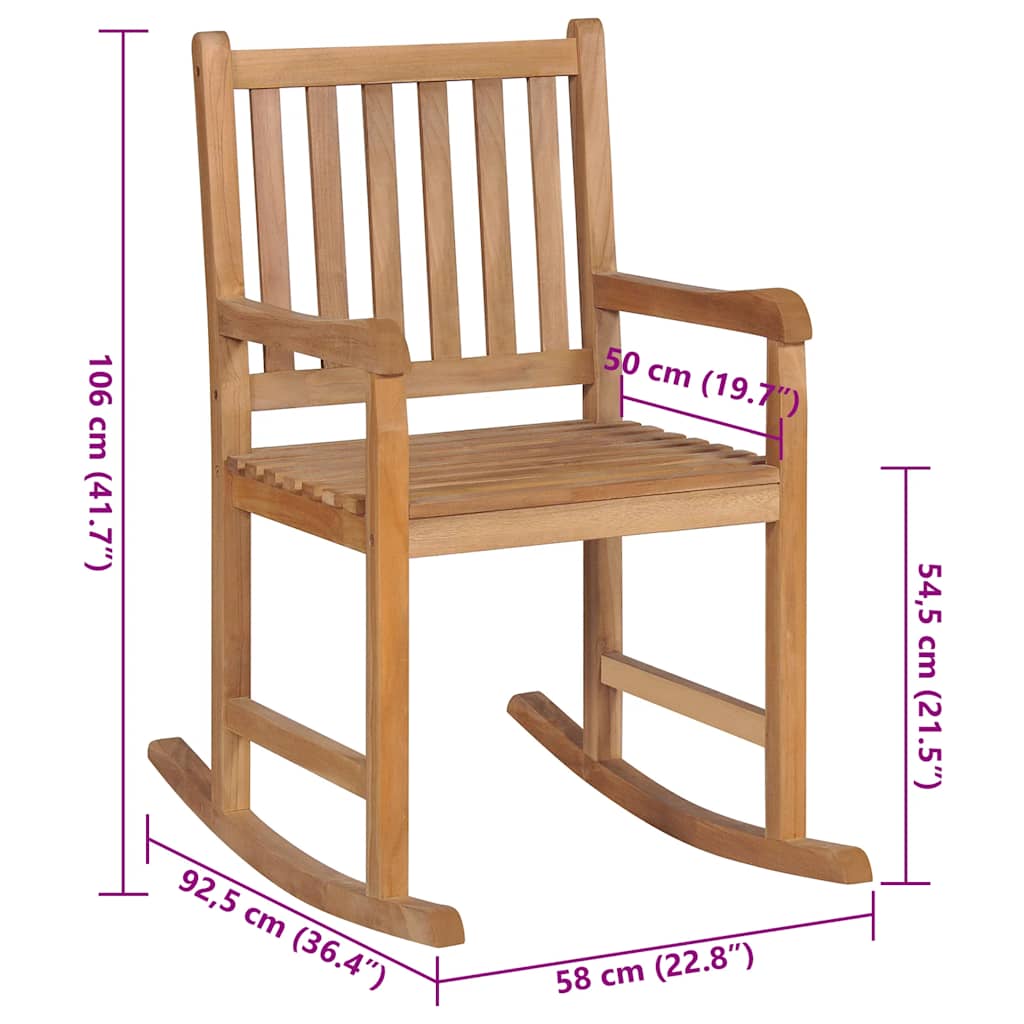 Gungstol Med Dyna Massiv Teak