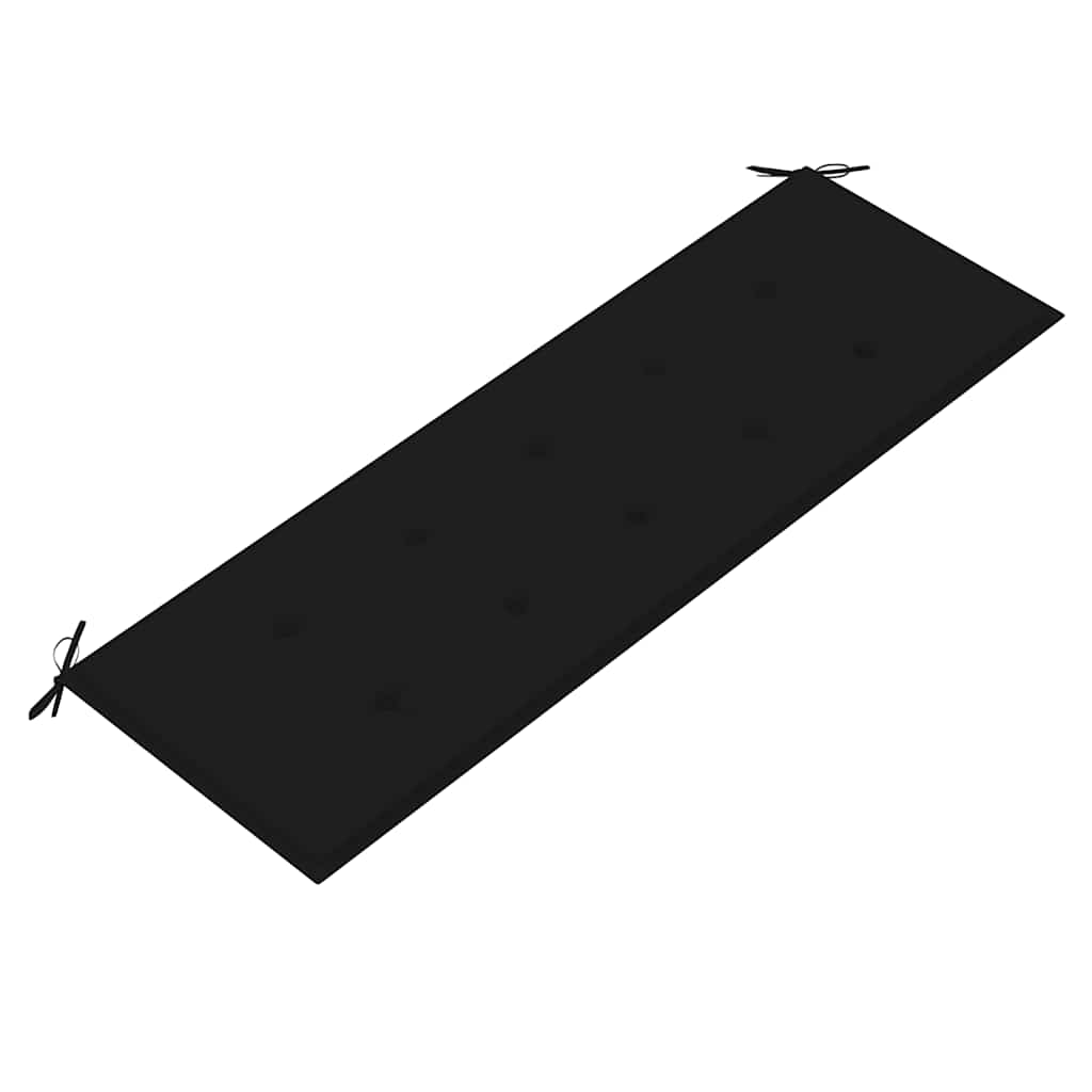 Stapelbar Trädgårdsbänk Med Dyna 159 Cm Massiv Teak