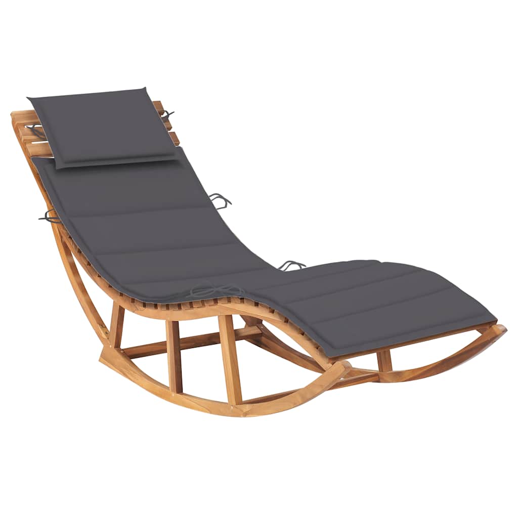 Vidax Solsäng Med Dyna Gungdesign Massiv Teak