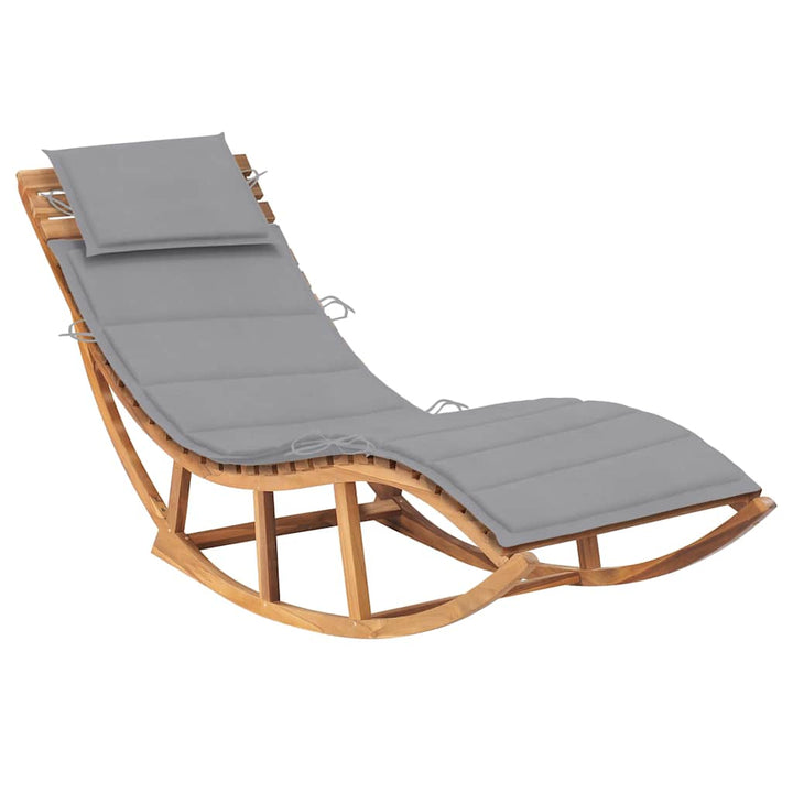 Vidax Solsäng Med Dyna Gungdesign Massiv Teak