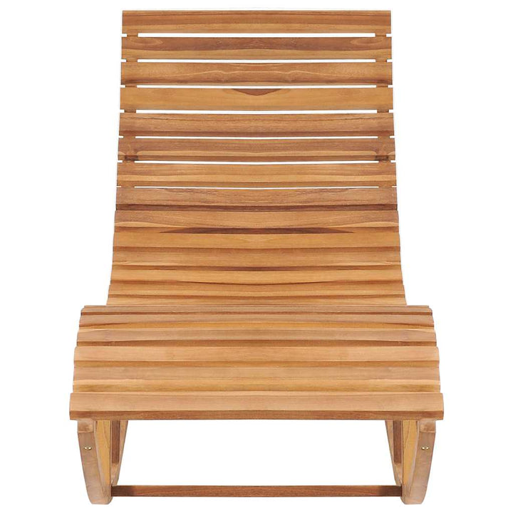 Vidax Solsäng Med Dyna Gungdesign Massiv Teak