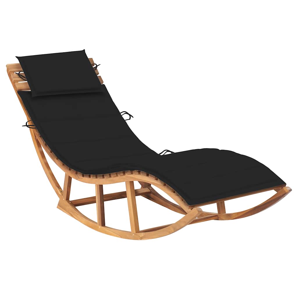 Vidax Solsäng Med Dyna Gungdesign Massiv Teak