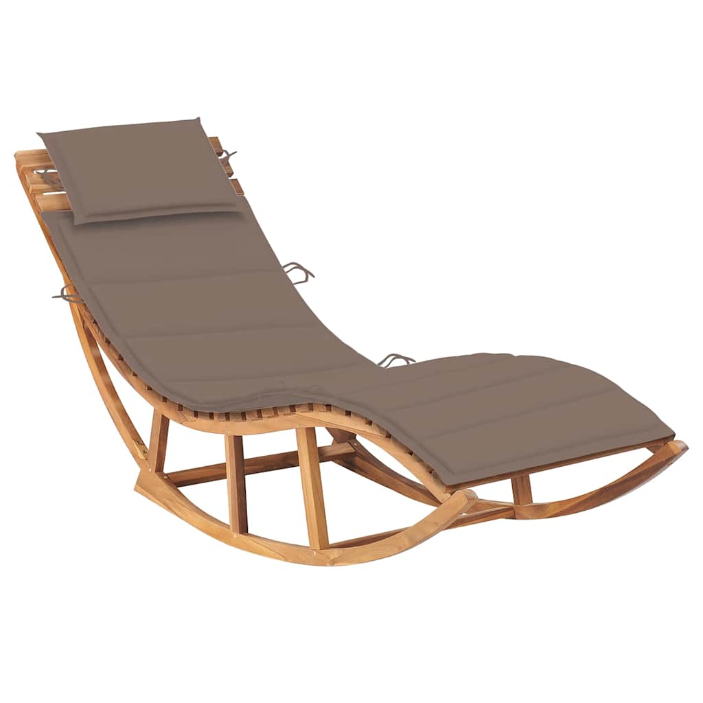 Vidax Solsäng Med Dyna Gungdesign Massiv Teak