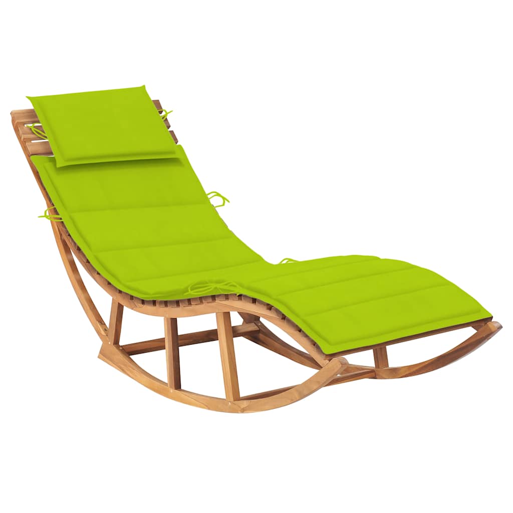 Vidax Solsäng Med Dyna Gungdesign Massiv Teak