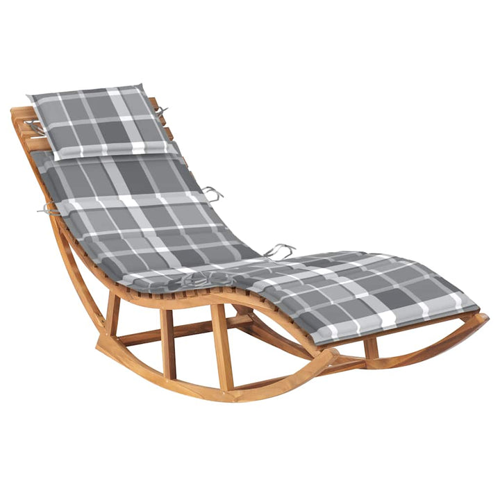 Vidax Solsäng Med Dyna Gungdesign Massiv Teak