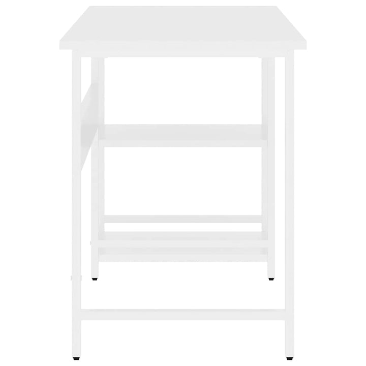 Datorbord 105X50X72 Cm Mdf Och Metall