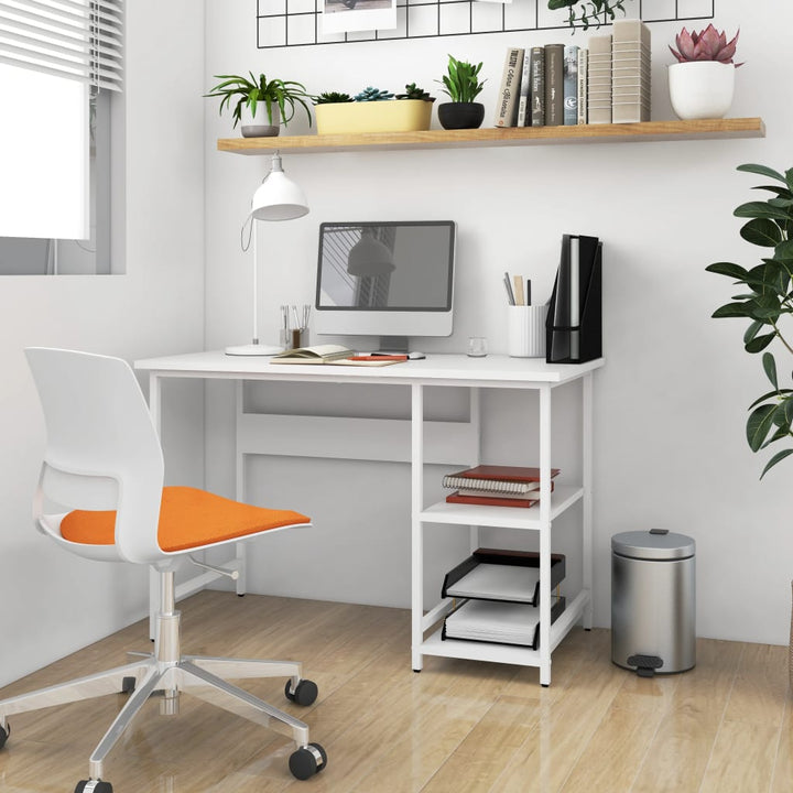 Datorbord 105X50X72 Cm Mdf Och Metall