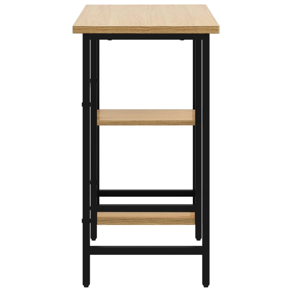 Datorbord 80X40X72 Cm Mdf Och Metall