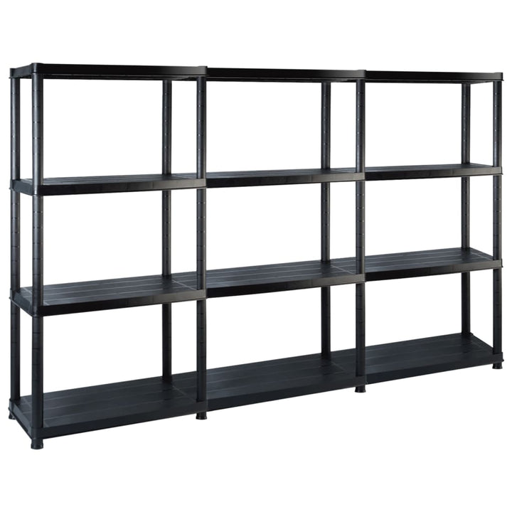 Förvaringshylla 5 Hyllor Svart 93,5X45,5X194,5 Cm Pp