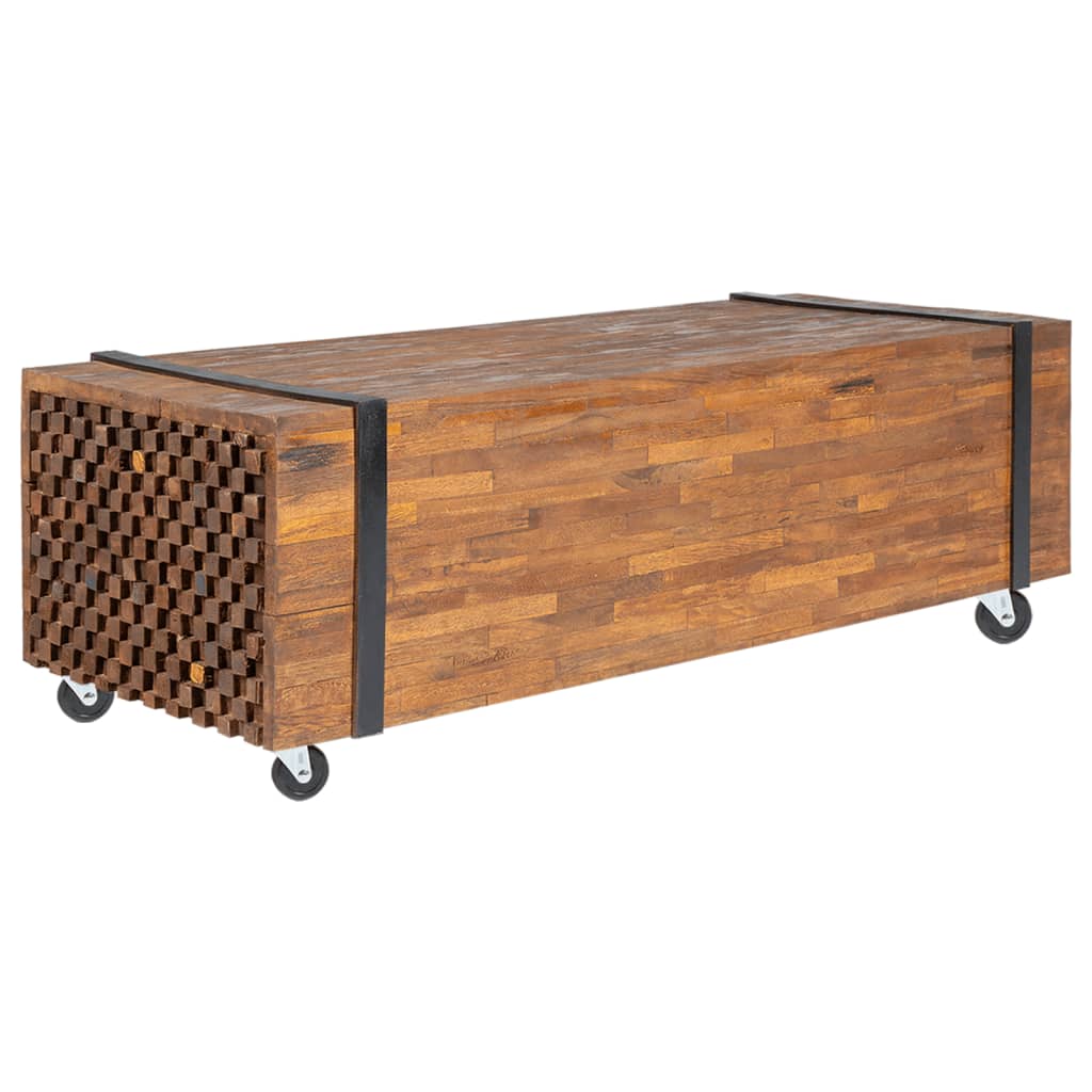 Soffbord 110X45X38 Cm Massiv Teak