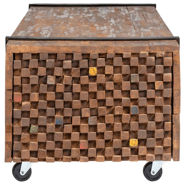 Soffbord 110X45X38 Cm Massiv Teak