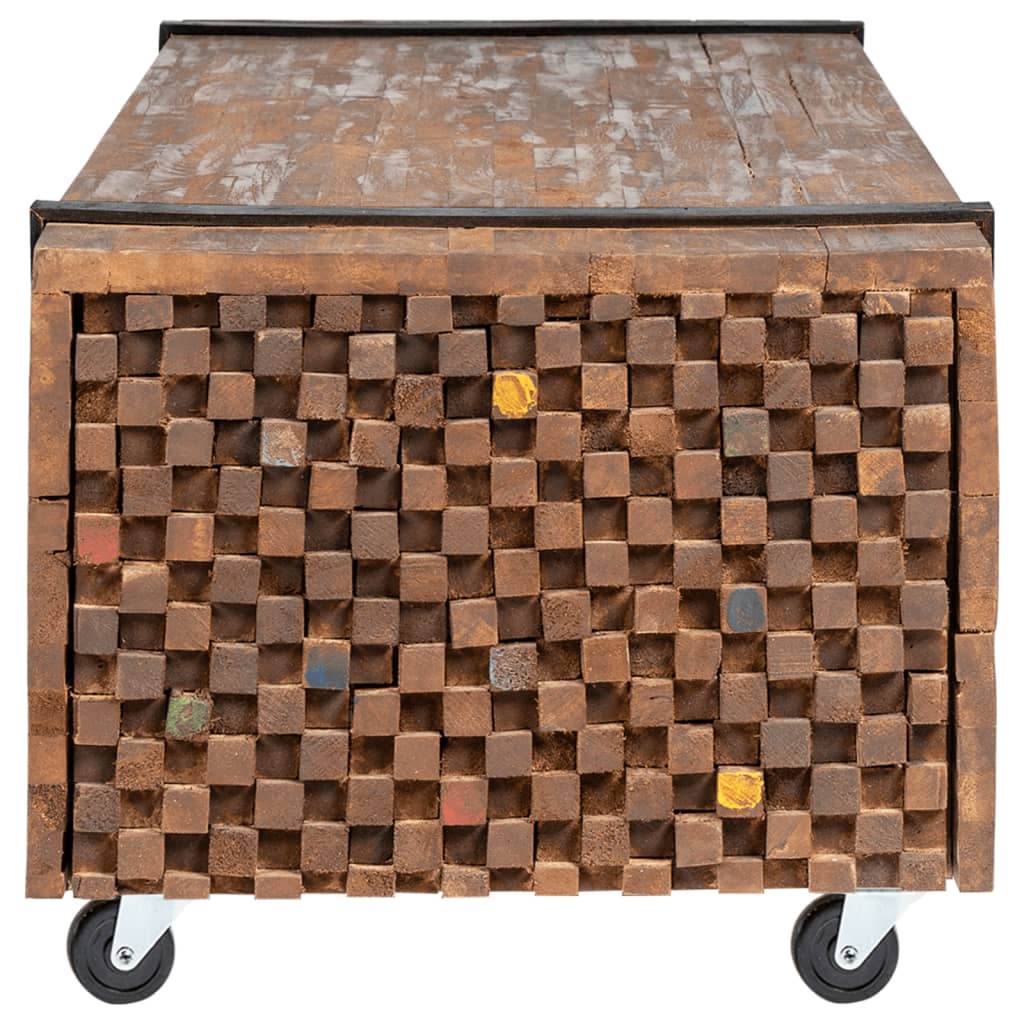 Soffbord 110X45X38 Cm Massiv Teak