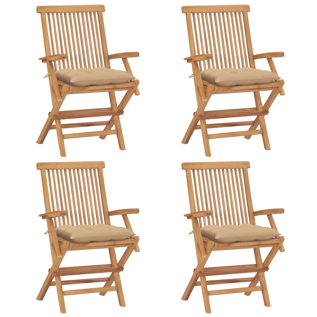 Hopfällbara Stolar Med A Dynor 2 St Massiv Teak