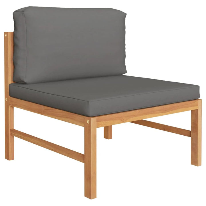 Loungegrupp För Trädgården Med A Dynor 3 Delar Teak