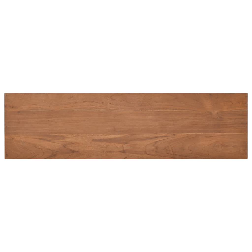 Tv-Bänk 110X30X40 Cm Massiv Teak