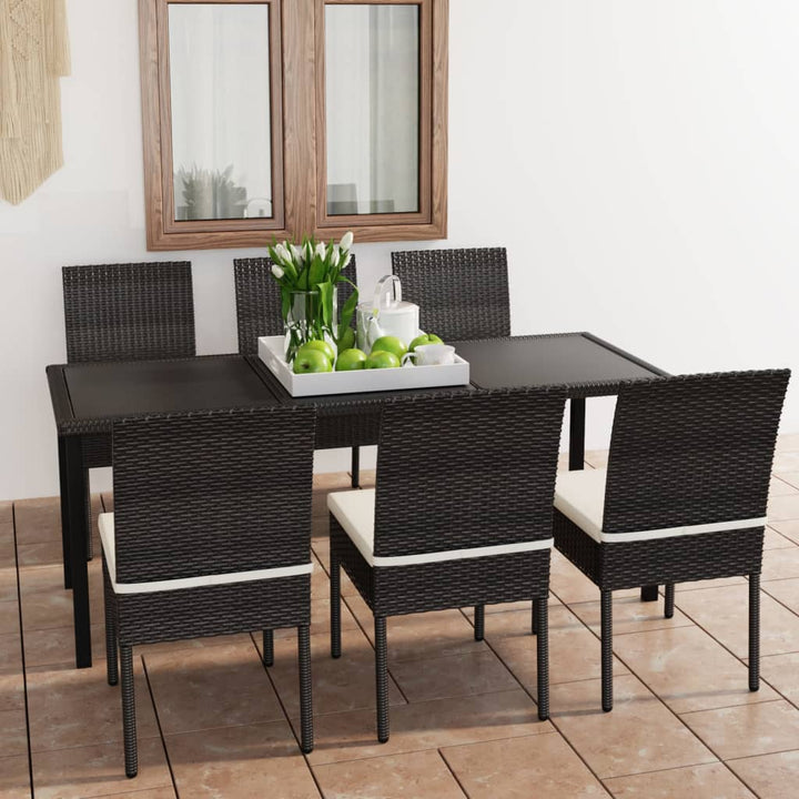 Matgrupp För Trädgården 7 Delar Konstrotting