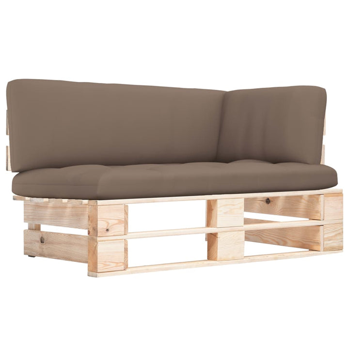 Mittensektion Till Pallsoffa Impregnerad Furu