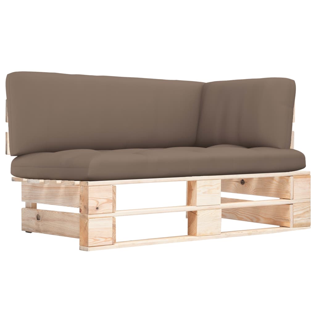 Mittensektion Till Pallsoffa Impregnerad Furu