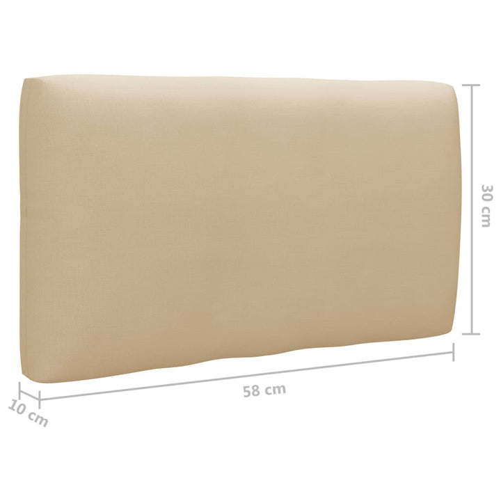Pallsoffa 2-Sits Med Dynor Impregnerad Furu