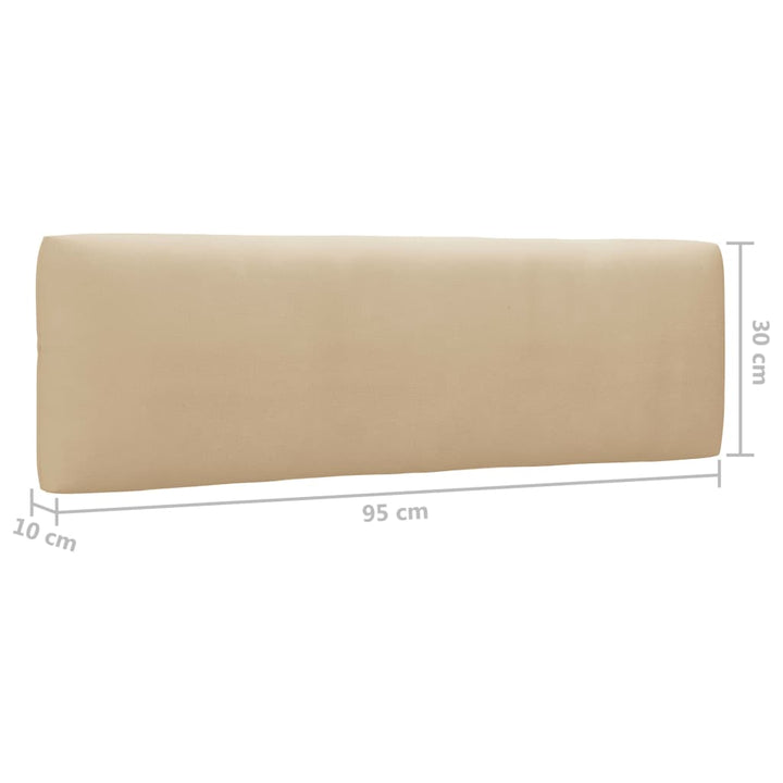 Pallsoffa 2-Sits Med Dynor Impregnerad Furu