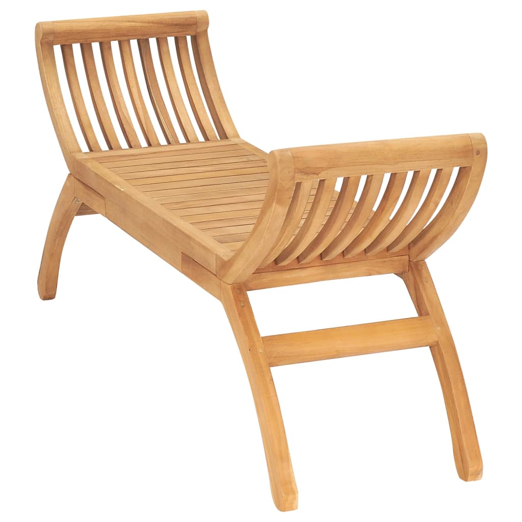Trädgårdsbänk 126 Cm Massiv Teak