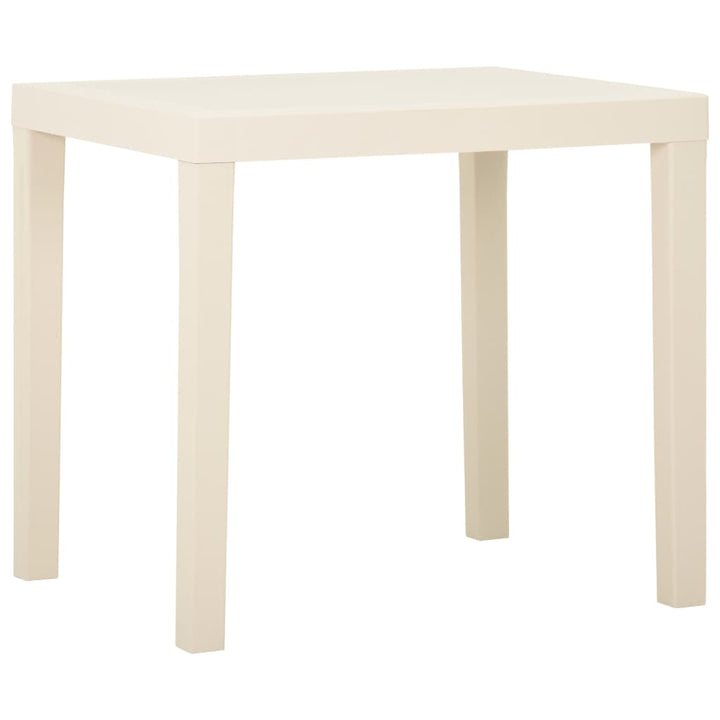 Trädgårdsbord Vit 79X65X72 Cm Plast