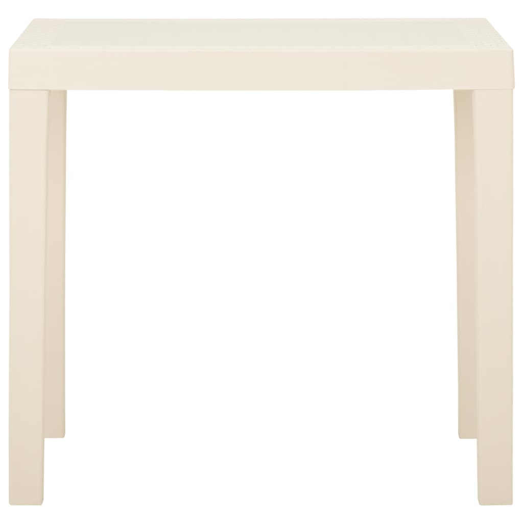 Trädgårdsbord Vit 79X65X72 Cm Plast