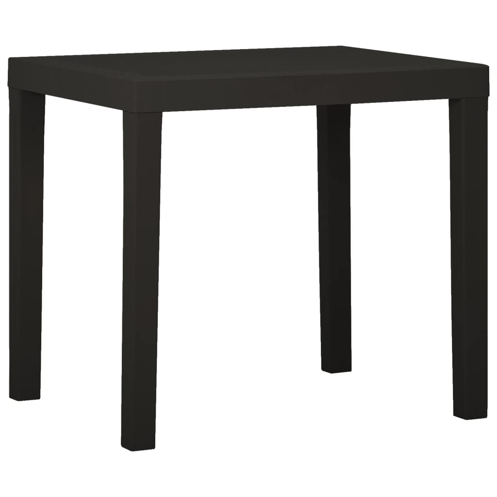 Trädgårdsbord Antracit 79X65X72 Cm Plast