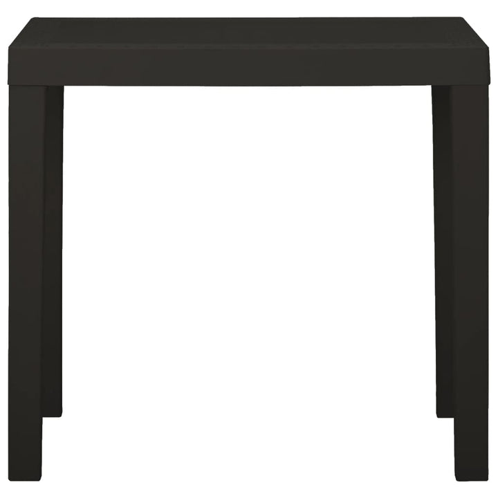 Trädgårdsbord Antracit 79X65X72 Cm Plast