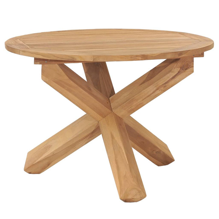Trädgårdsbord Ø Massiv Teak