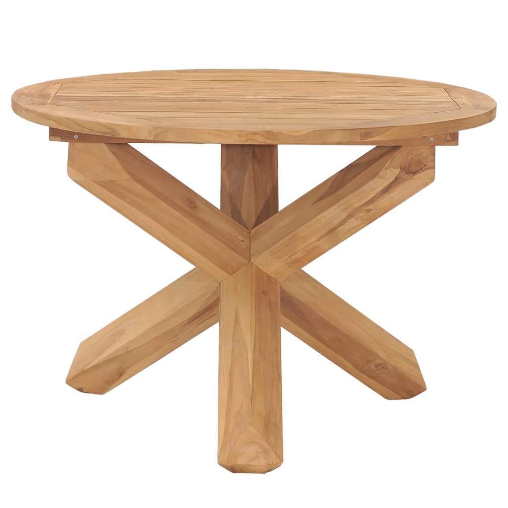 Trädgårdsbord Ø Massiv Teak