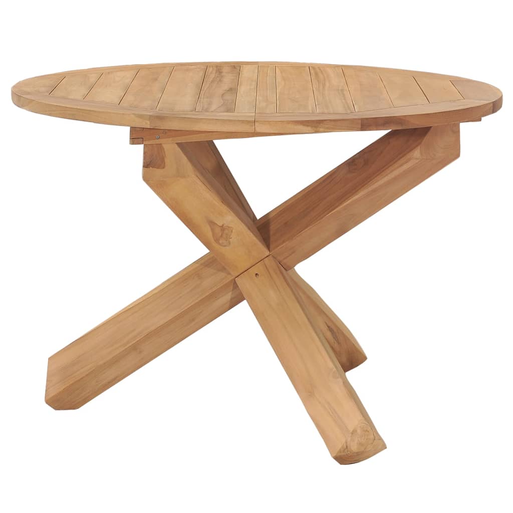 Trädgårdsbord Ø Massiv Teak