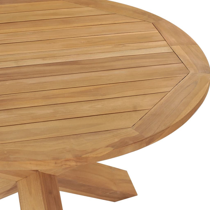 Trädgårdsbord Ø Massiv Teak