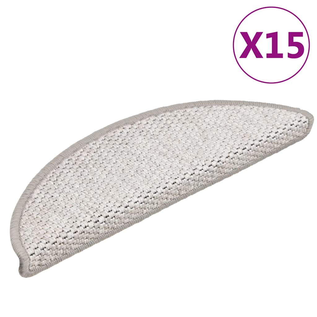 Trappmattor Självhäftande Sisal-Look 30 St Berber