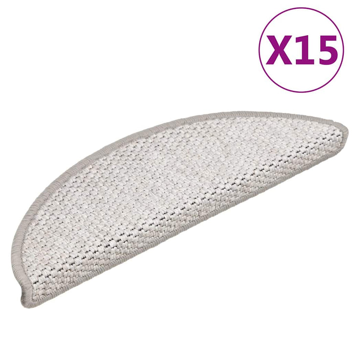 Trappmattor Självhäftande Sisal-Look 30 St Berber