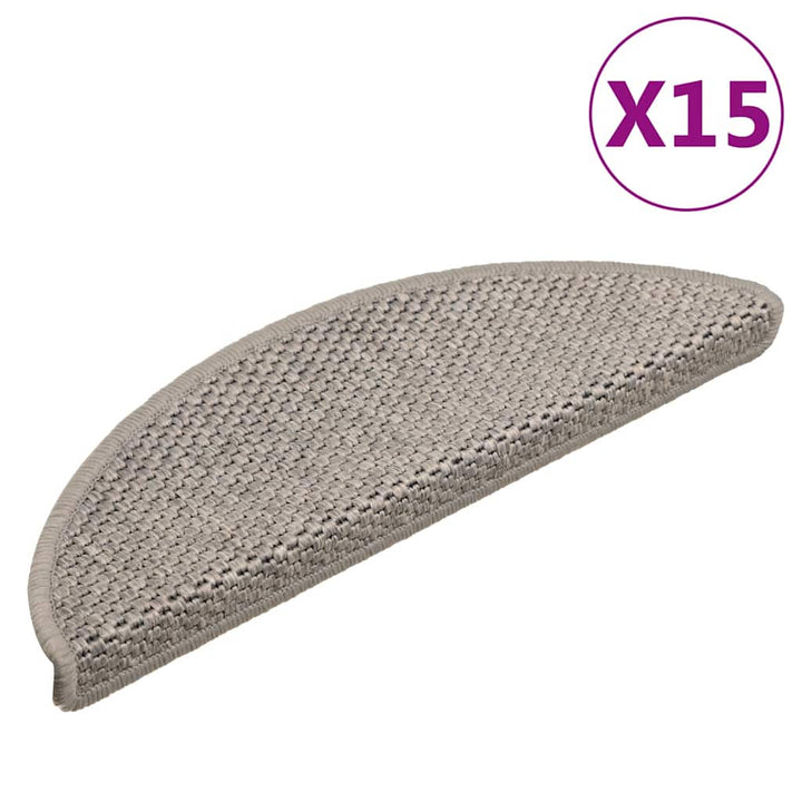 Trappmattor Självhäftande Sisal-Look 30 St Berber