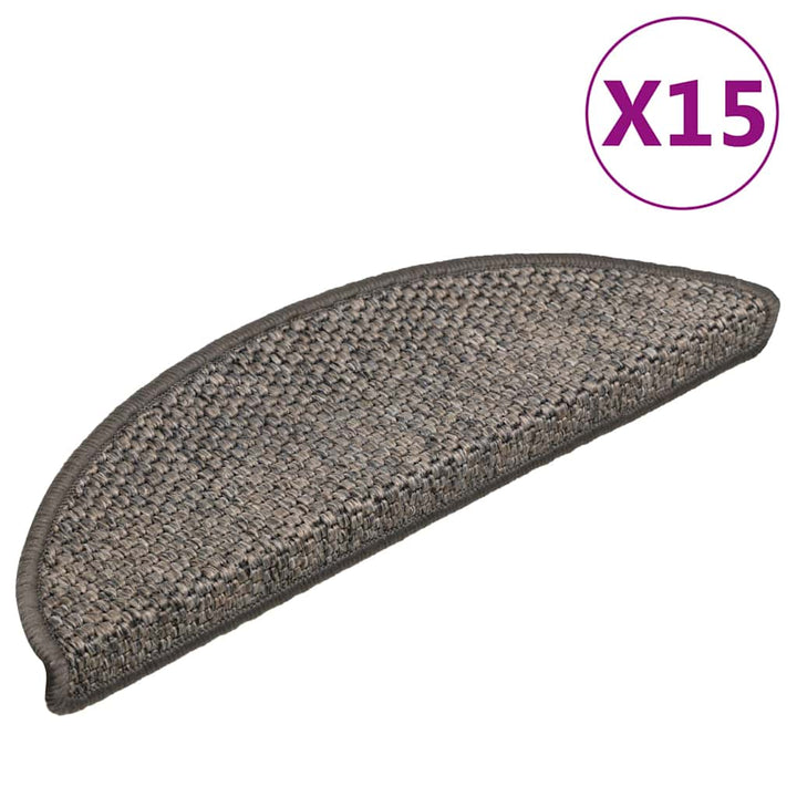 Trappmattor Självhäftande Sisal-Look 30 St Berber