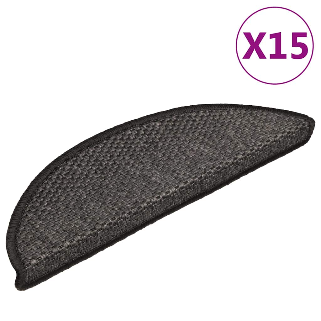 Trappmattor Självhäftande Sisal-Look 30 St Berber